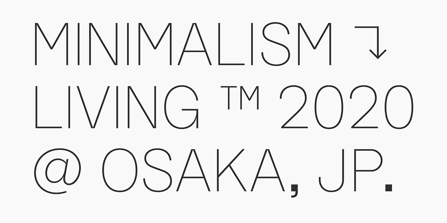 Example font TG Haido Grotesk #4